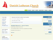 Tablet Screenshot of danishlutheranchurch.ca